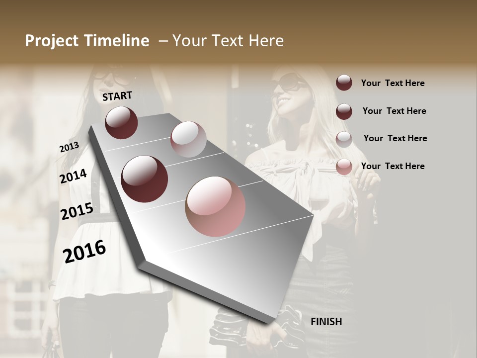 Hand Smile Attractive PowerPoint Template