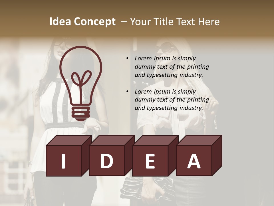 Hand Smile Attractive PowerPoint Template