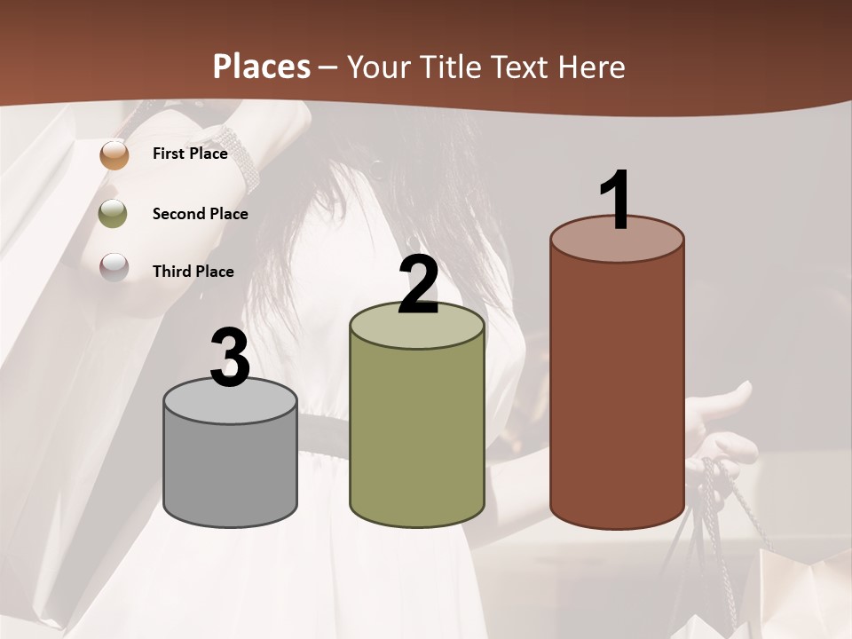 Window Mall Shopping PowerPoint Template