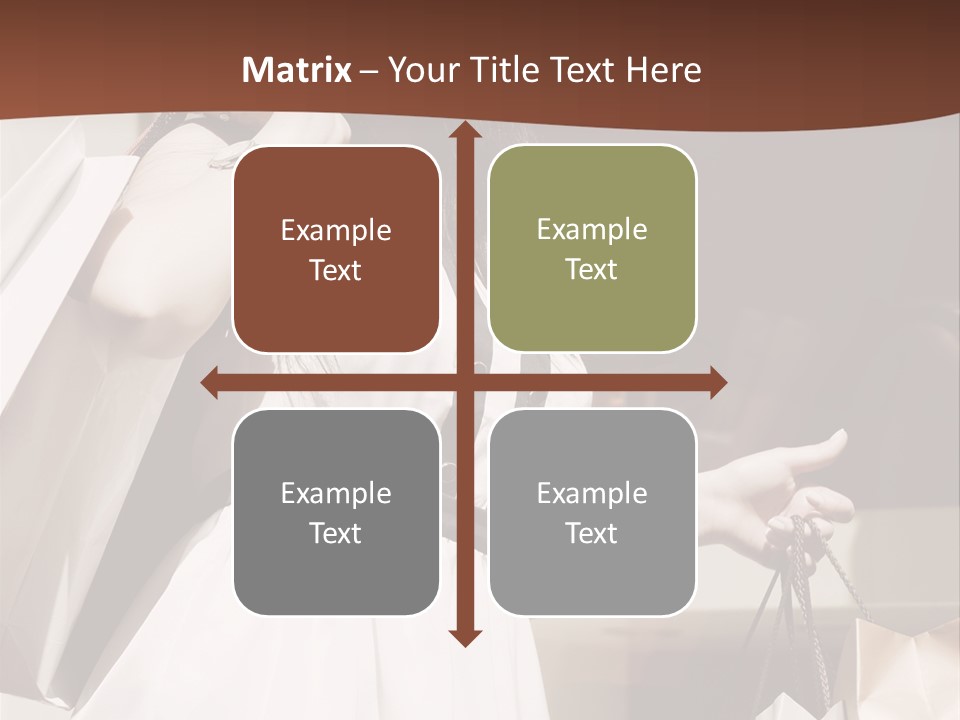 Window Mall Shopping PowerPoint Template