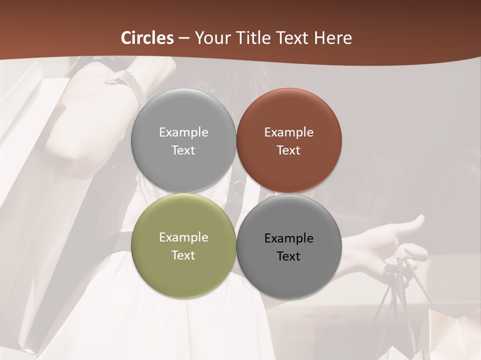Window Mall Shopping PowerPoint Template