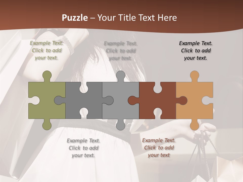 Window Mall Shopping PowerPoint Template
