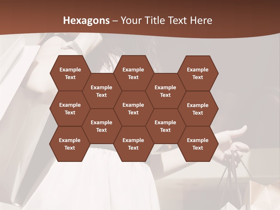 Window Mall Shopping PowerPoint Template