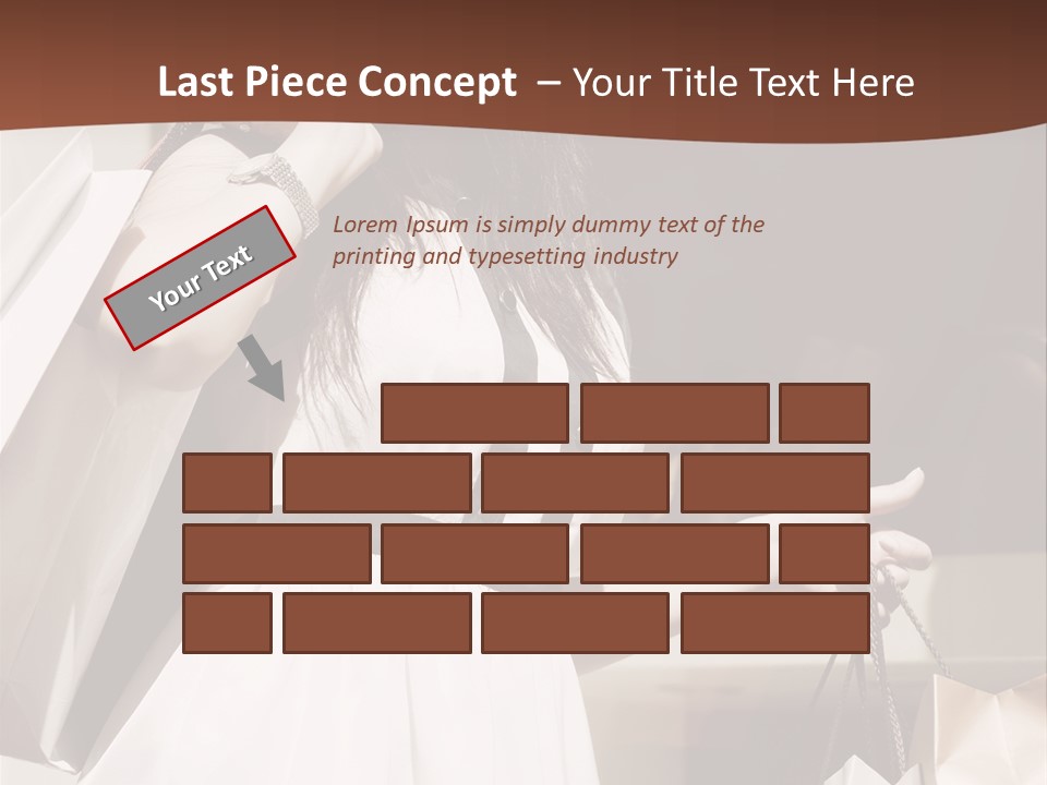 Window Mall Shopping PowerPoint Template