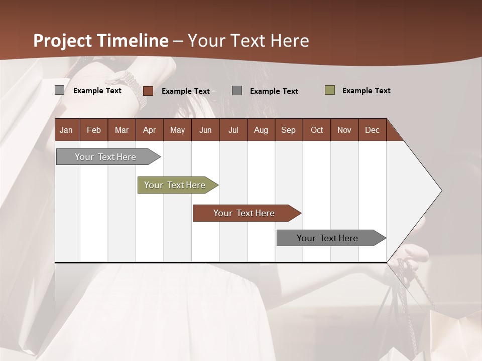 Window Mall Shopping PowerPoint Template