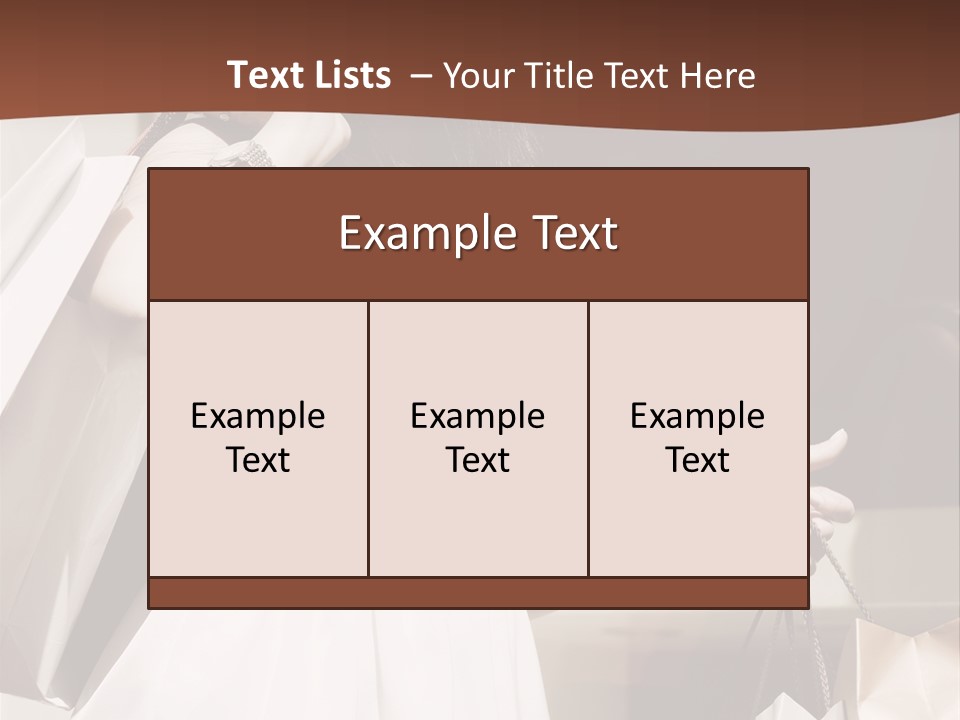 Window Mall Shopping PowerPoint Template