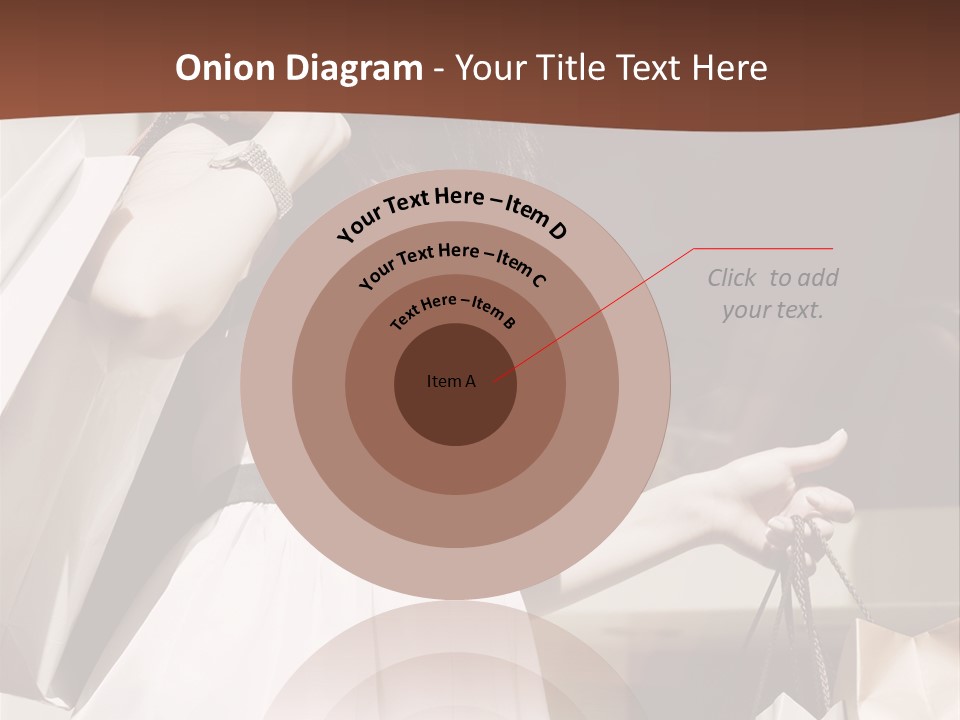 Window Mall Shopping PowerPoint Template