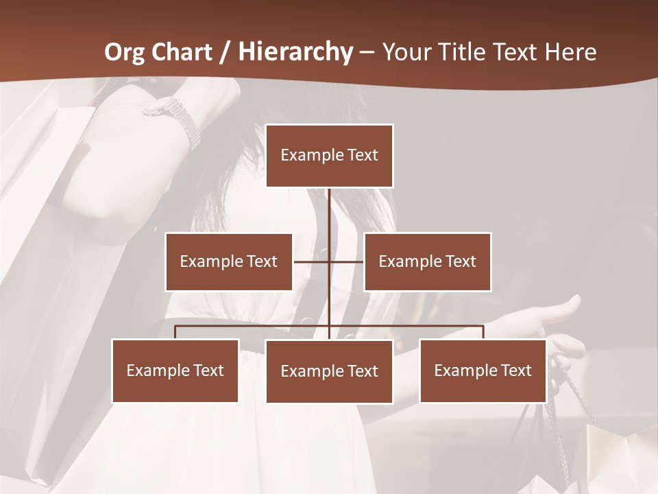 Window Mall Shopping PowerPoint Template