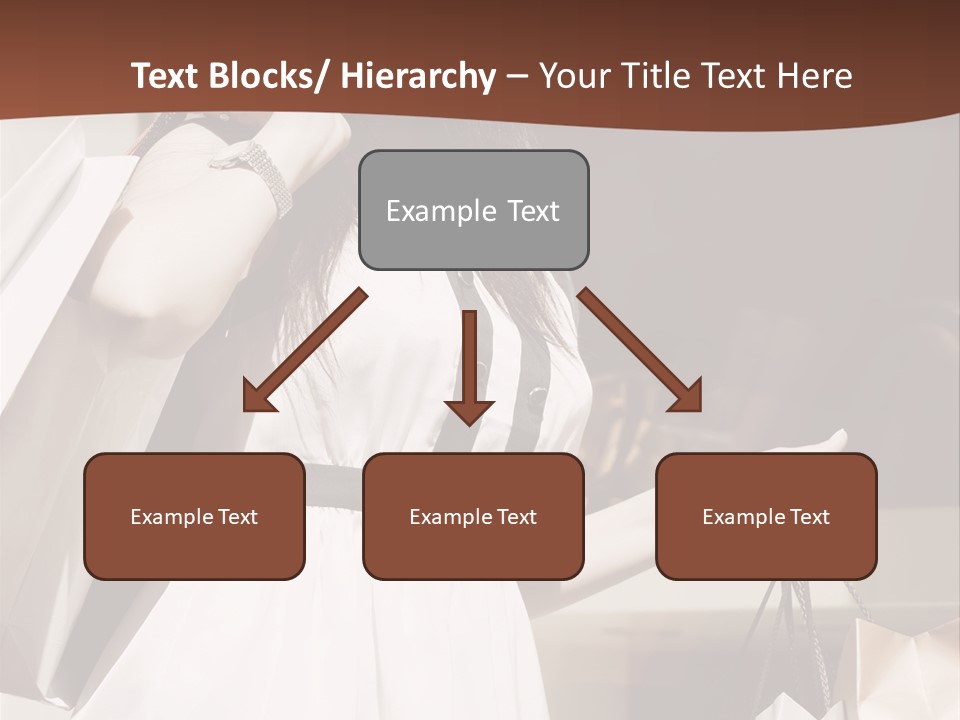 Window Mall Shopping PowerPoint Template