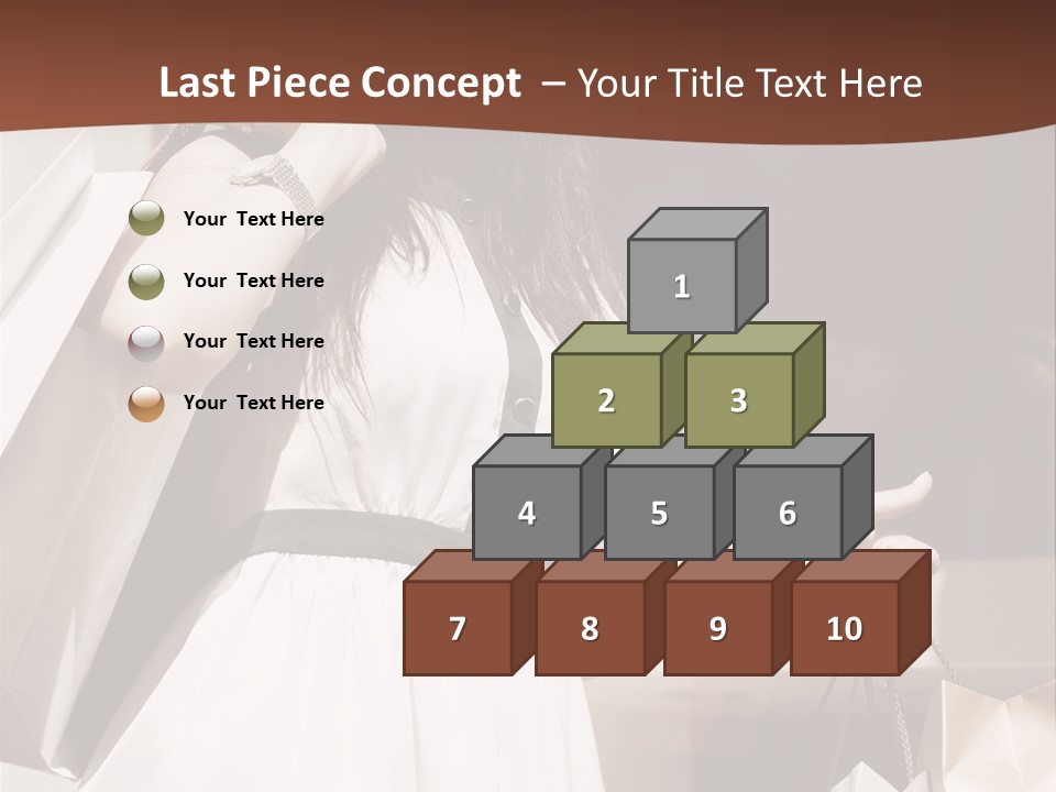 Window Mall Shopping PowerPoint Template