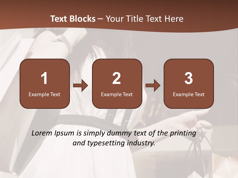 Window Mall Shopping PowerPoint Template