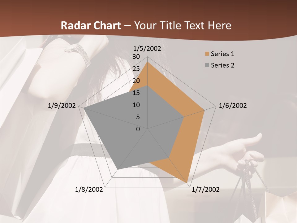 Window Mall Shopping PowerPoint Template