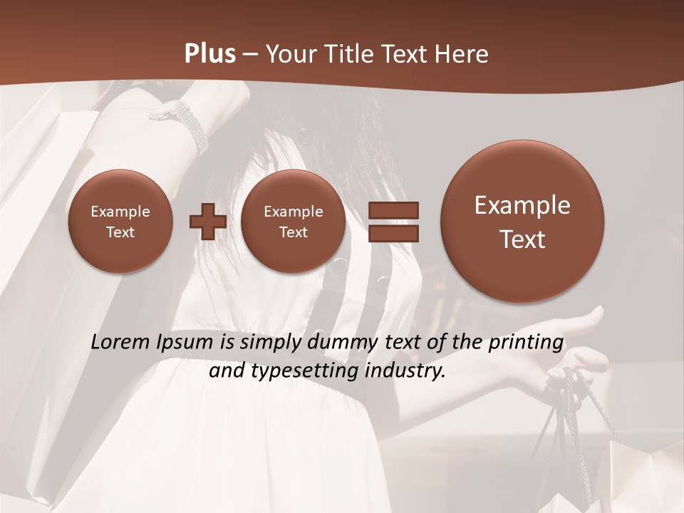 Window Mall Shopping PowerPoint Template