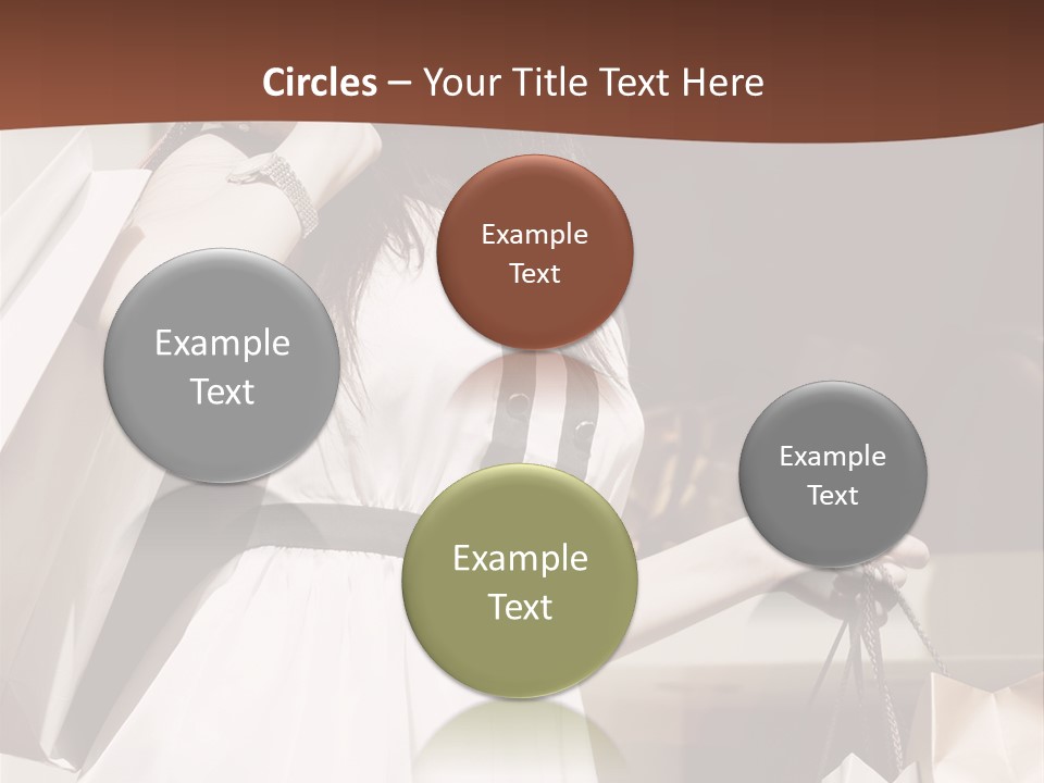 Window Mall Shopping PowerPoint Template