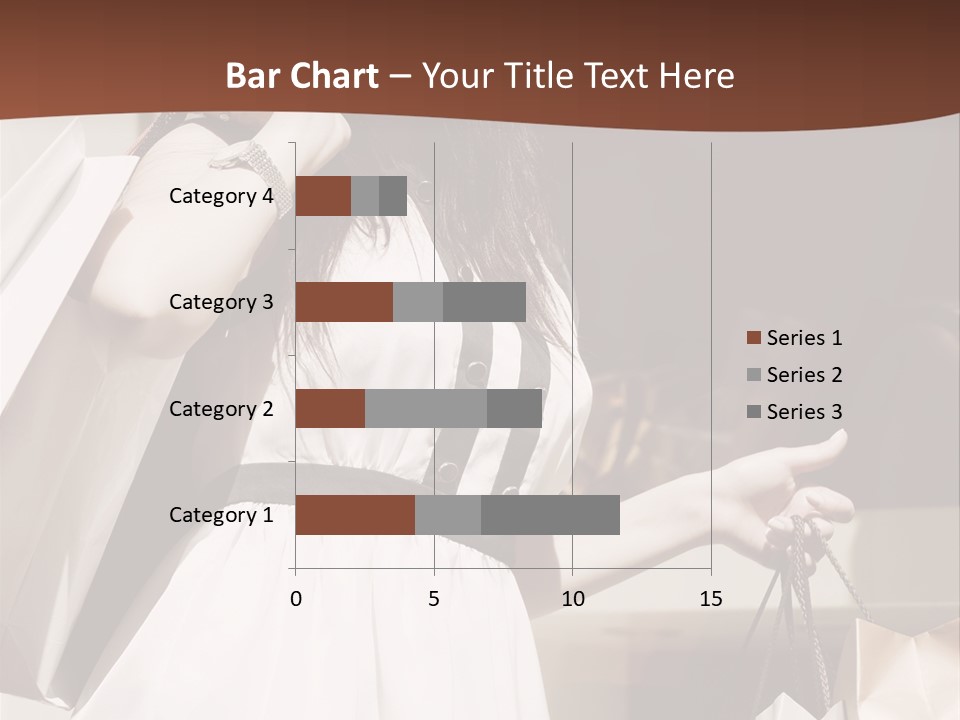Window Mall Shopping PowerPoint Template