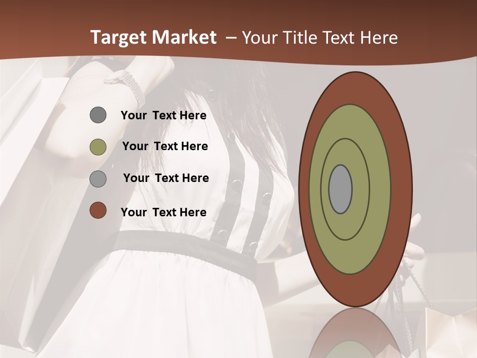 Window Mall Shopping PowerPoint Template