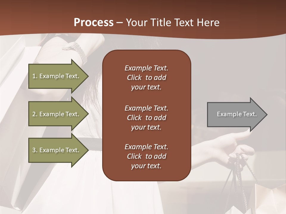Window Mall Shopping PowerPoint Template