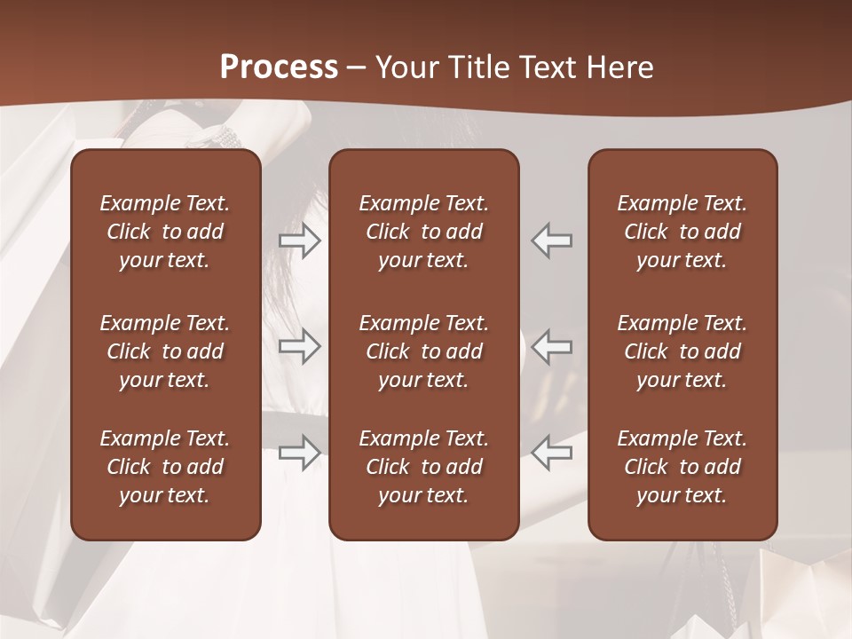 Window Mall Shopping PowerPoint Template