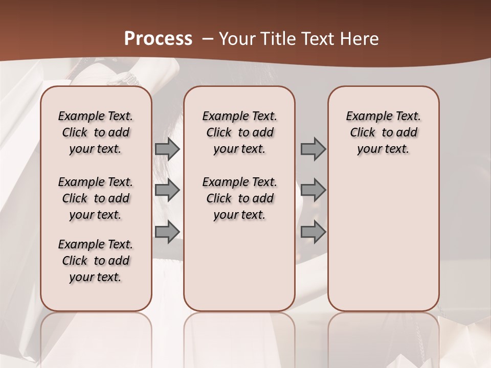 Window Mall Shopping PowerPoint Template