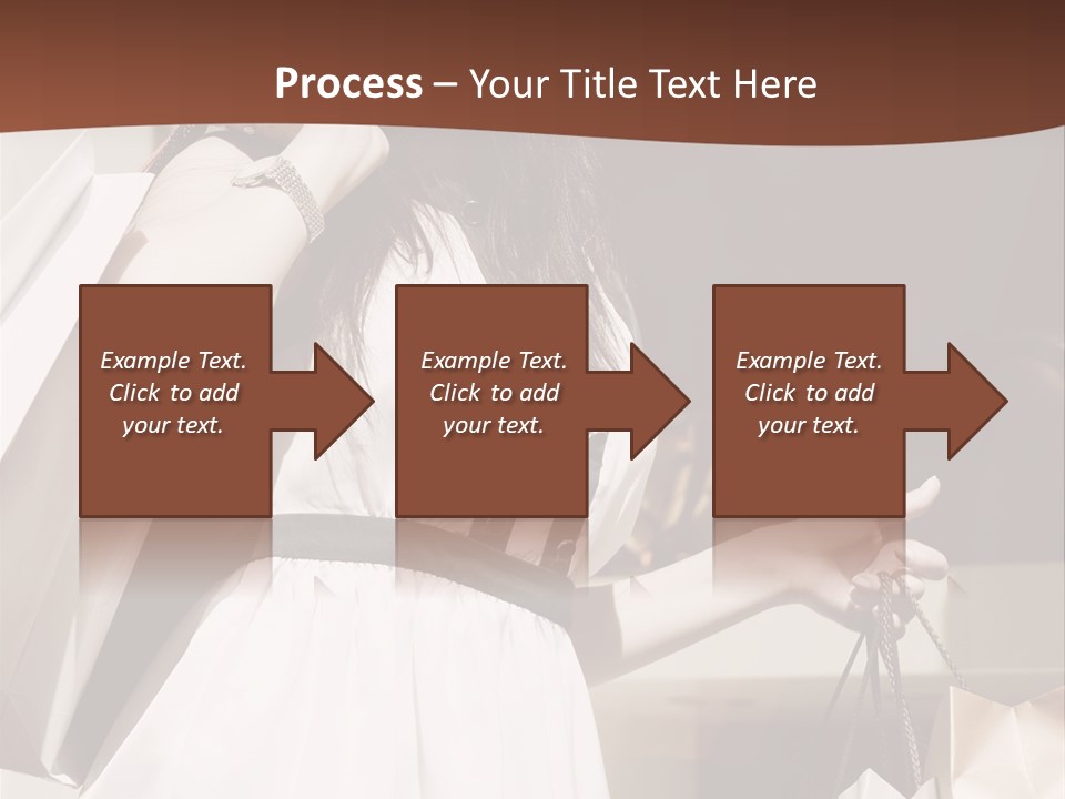 Window Mall Shopping PowerPoint Template