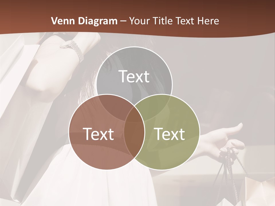 Window Mall Shopping PowerPoint Template