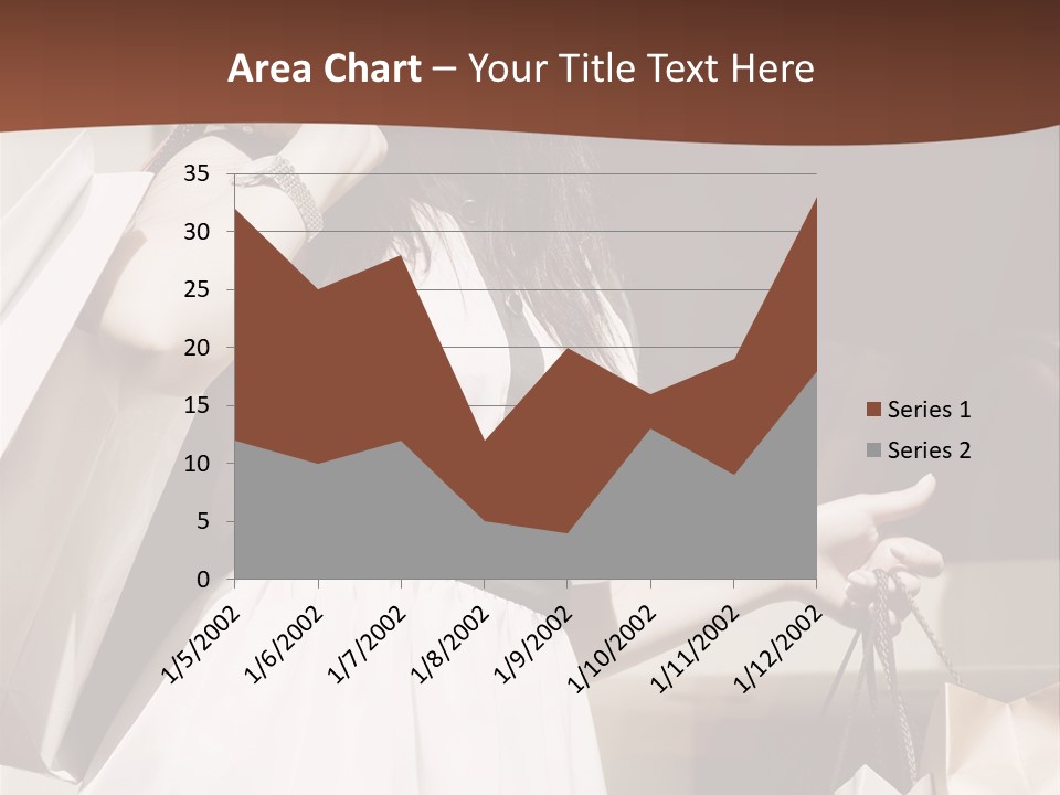 Window Mall Shopping PowerPoint Template