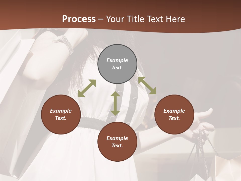 Window Mall Shopping PowerPoint Template