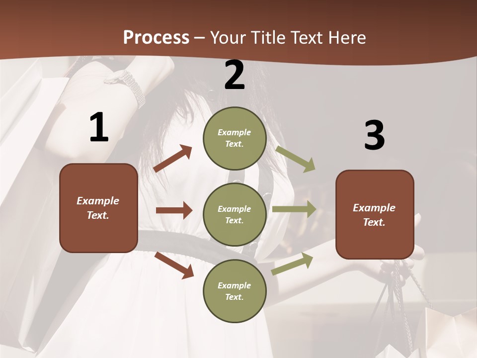 Window Mall Shopping PowerPoint Template