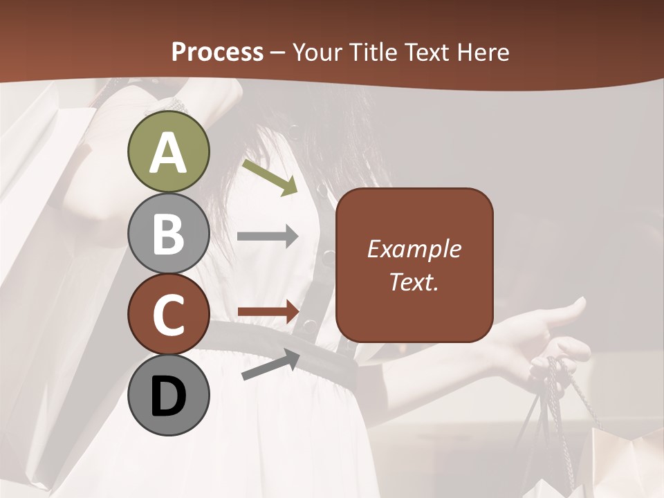 Window Mall Shopping PowerPoint Template