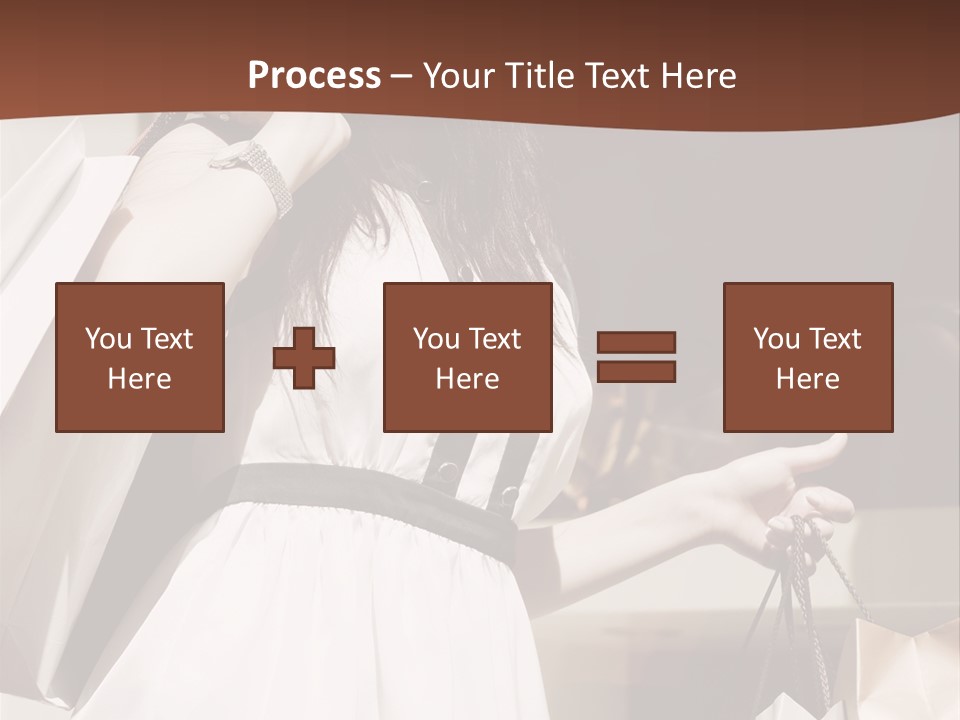 Window Mall Shopping PowerPoint Template