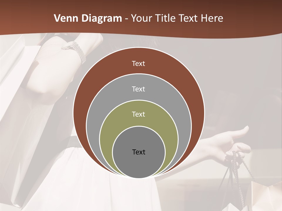 Window Mall Shopping PowerPoint Template