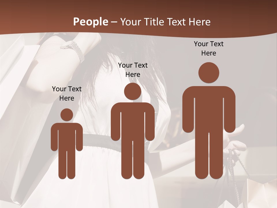 Window Mall Shopping PowerPoint Template