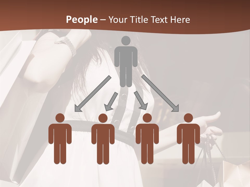 Window Mall Shopping PowerPoint Template