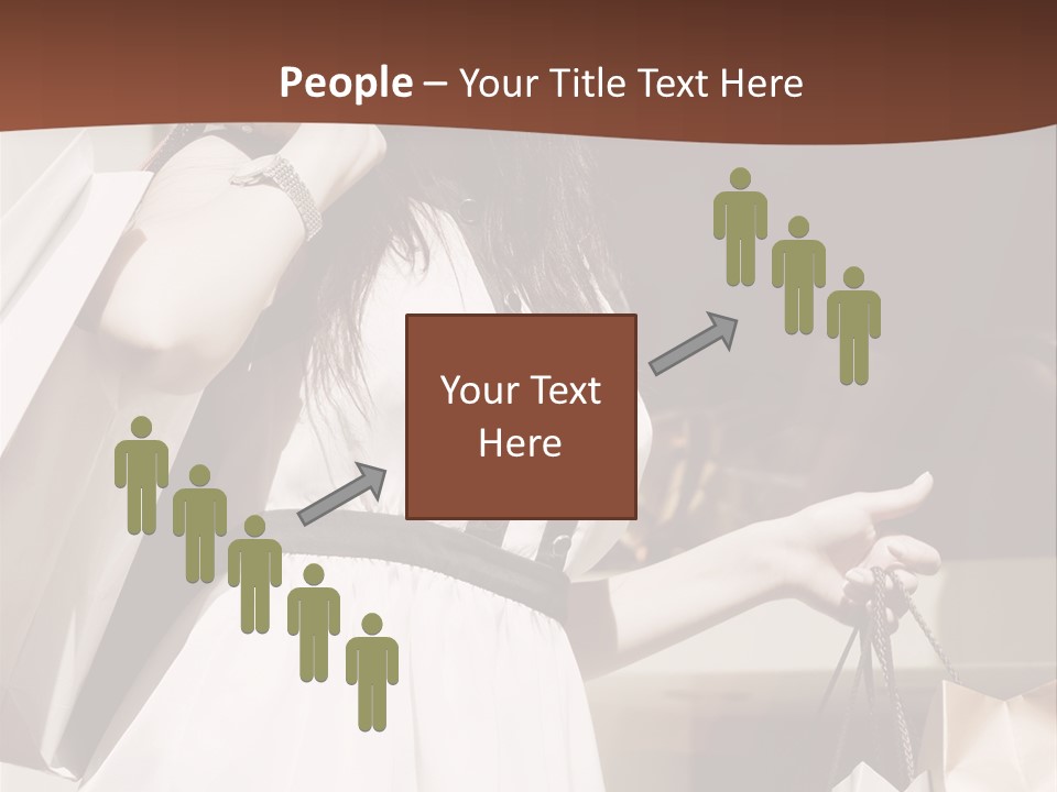 Window Mall Shopping PowerPoint Template