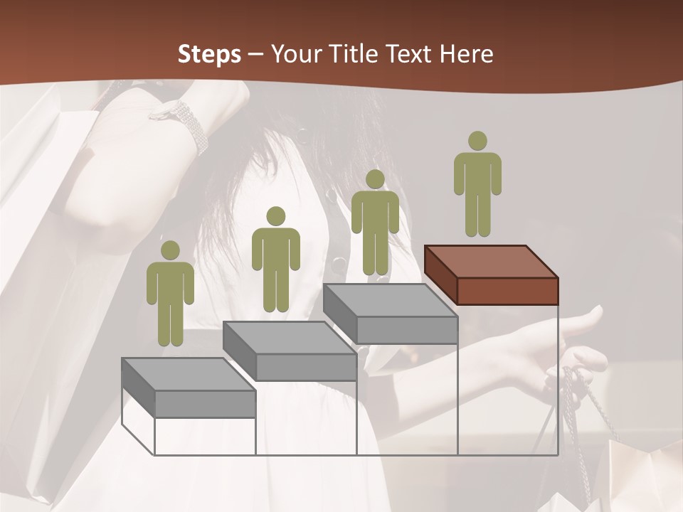 Window Mall Shopping PowerPoint Template