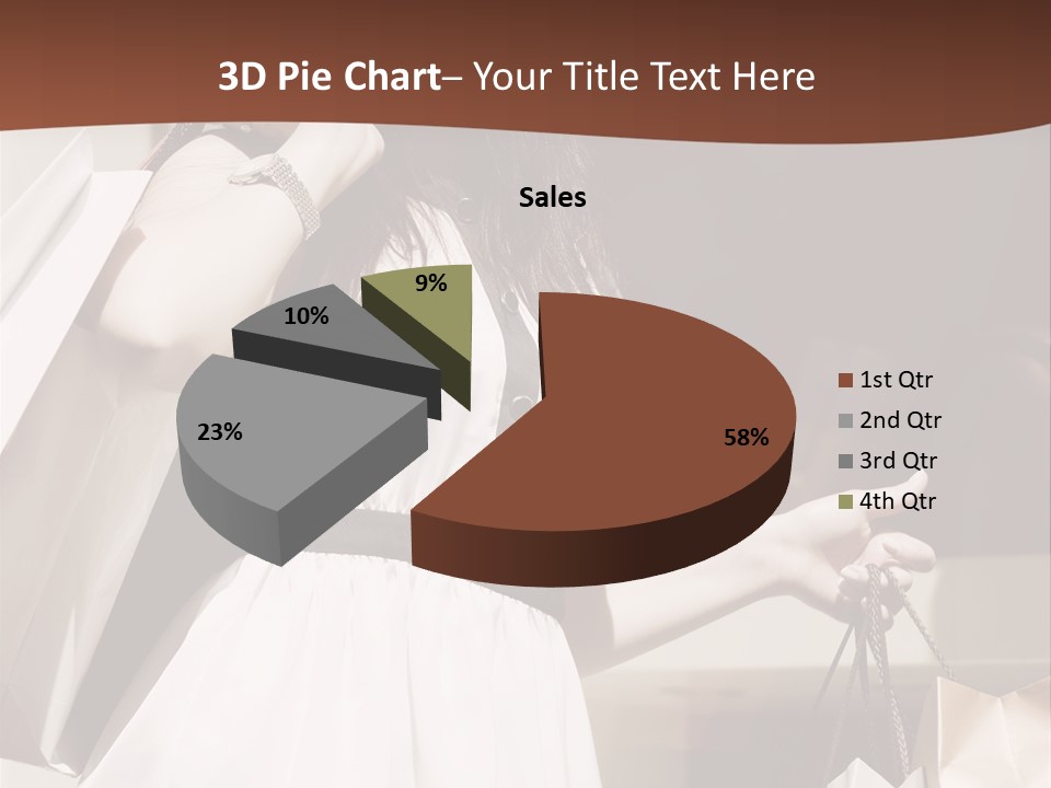 Window Mall Shopping PowerPoint Template