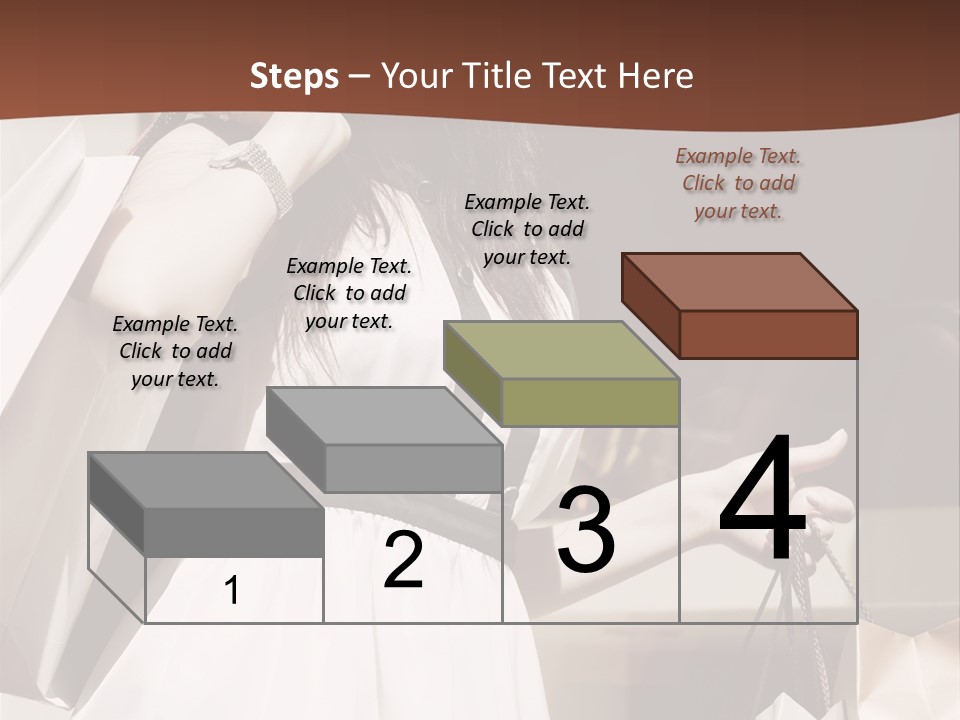 Window Mall Shopping PowerPoint Template