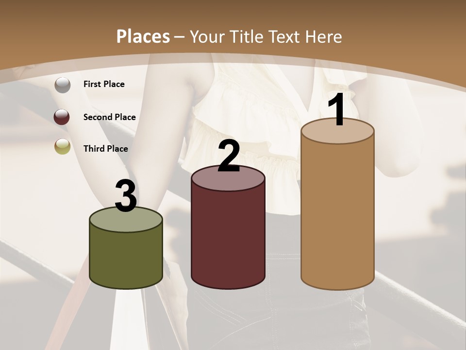 People Mall Cheerful PowerPoint Template