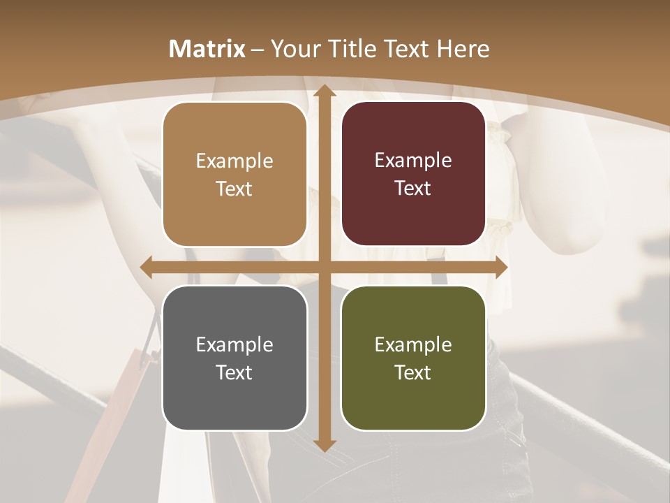 People Mall Cheerful PowerPoint Template