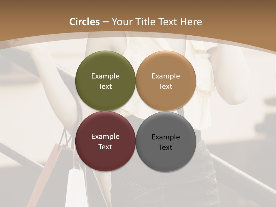 People Mall Cheerful PowerPoint Template