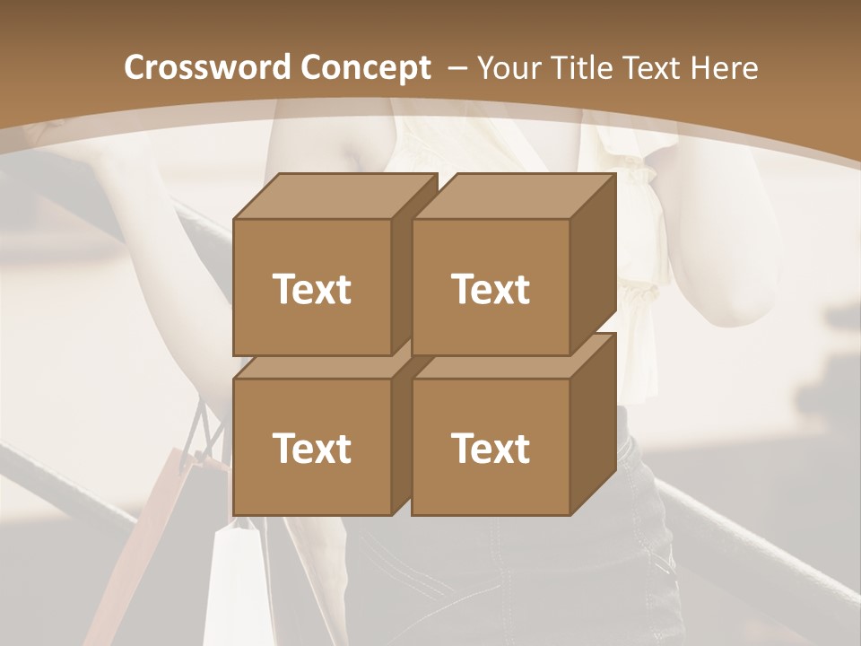 People Mall Cheerful PowerPoint Template