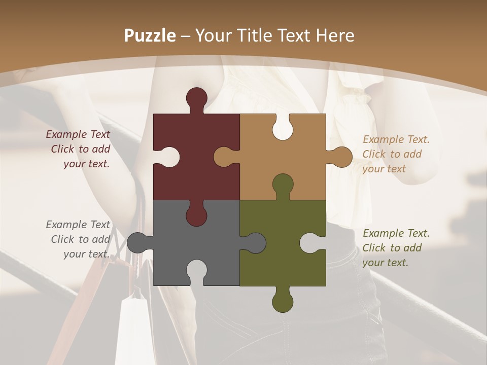 People Mall Cheerful PowerPoint Template