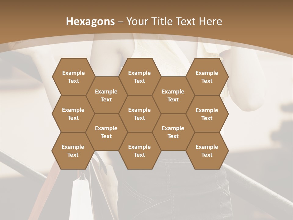 People Mall Cheerful PowerPoint Template