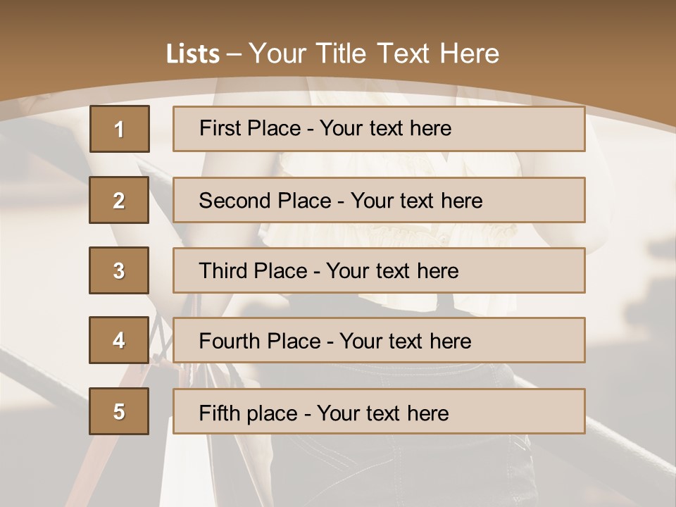 People Mall Cheerful PowerPoint Template