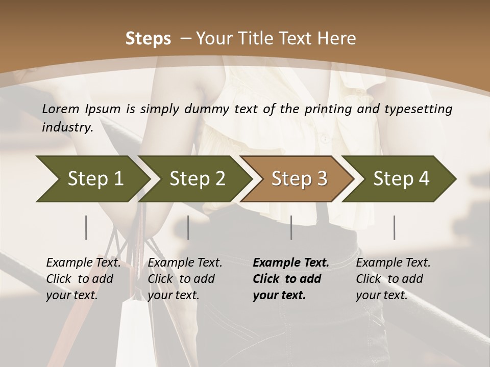 People Mall Cheerful PowerPoint Template