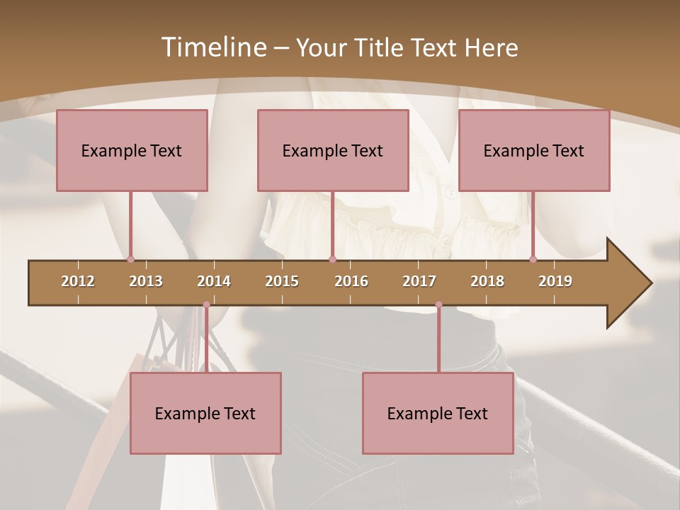 People Mall Cheerful PowerPoint Template