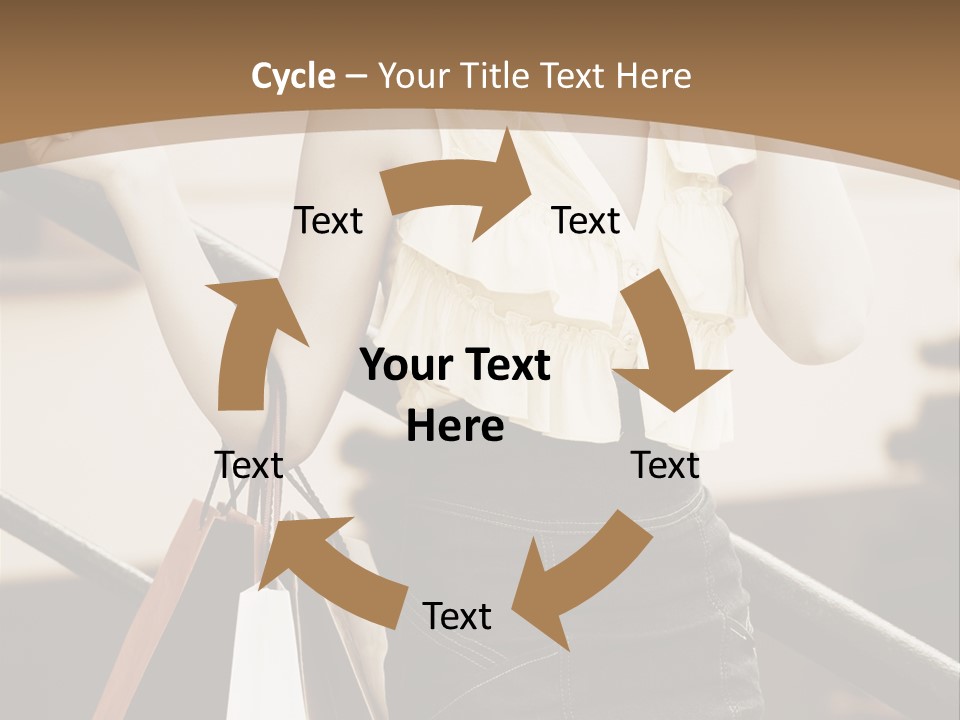 People Mall Cheerful PowerPoint Template