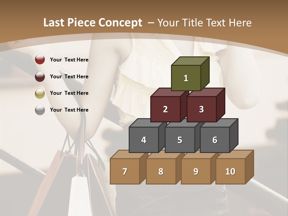 People Mall Cheerful PowerPoint Template