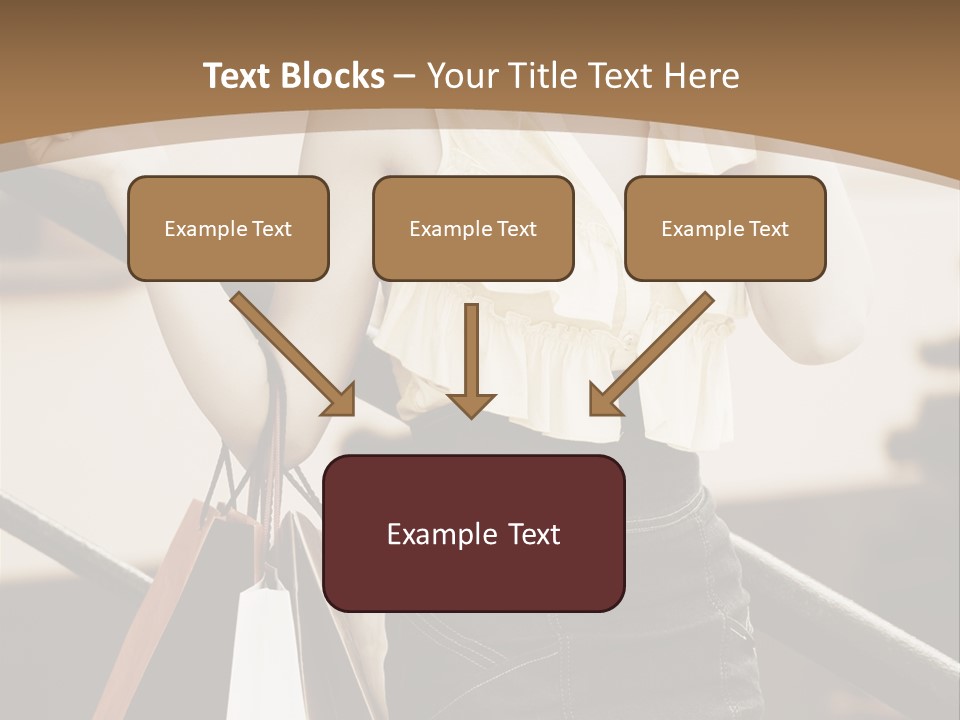 People Mall Cheerful PowerPoint Template