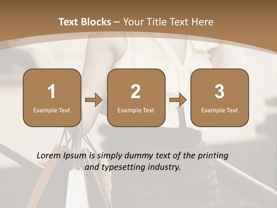 People Mall Cheerful PowerPoint Template